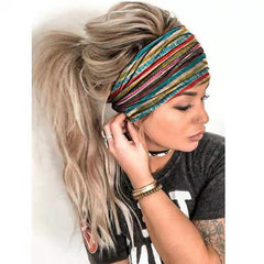 Women's Yoga Headscarf Wide Hair Band