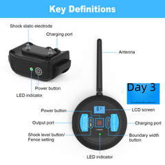 Wireless Remote Control LED Dog Training Collar