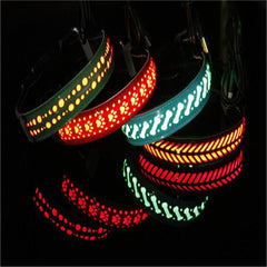 LED Glow Pet Collar with Light-Up Features