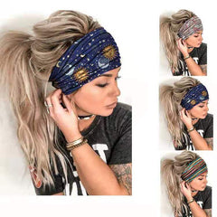 Women's Yoga Headscarf Wide Hair Band
