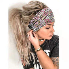 Women's Yoga Headscarf Wide Hair Band