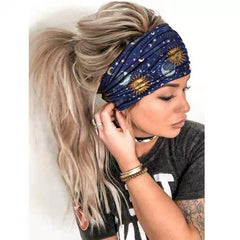 Women's Yoga Headscarf Wide Hair Band