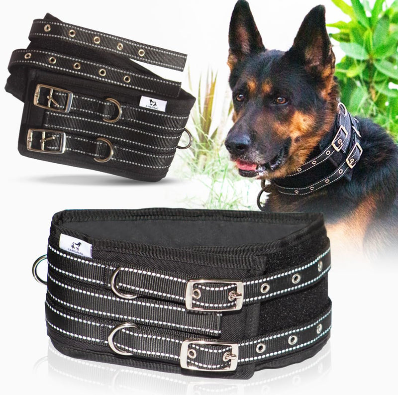CANISALFA Heavy Duty Tactical Dog Collar